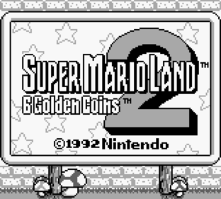 Super Mario Land 2: 6 Golden Coins - Screenshot - Game Title Image