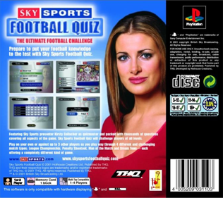 Sky Sports Football Quiz - Box - Back Image
