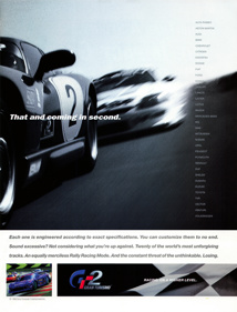 Gran Turismo 2 - Advertisement Flyer - Front