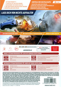 Need for Speed: Payback - Box - Back