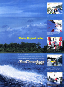 Cool Boarders 2001 - Advertisement Flyer - Front