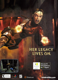 Tomb Raider Chronicles - Advertisement Flyer - Front