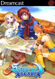 Skies of Arcadia - Fanart - Box - Front