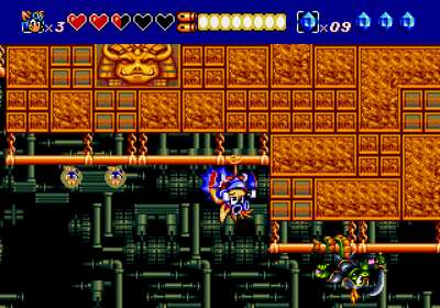 Sparkster - Screenshot - Gameplay