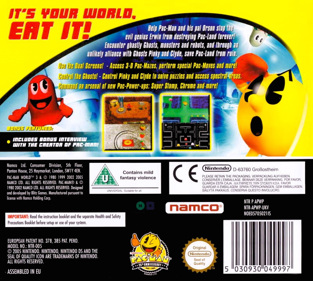 Pac-Man World 3 - Box - Back Image