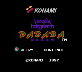 Meikyuu Jiin Dababa - Screenshot - Game Title
