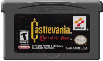 Castlevania: Circle of the Moon - Cart - Front Image