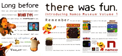 Namco Museum Vol. 1 - Advertisement Flyer - Front Image