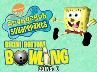 SpongeBob SquarePants Bikini Bottom Bowling - Screenshot - Game Title