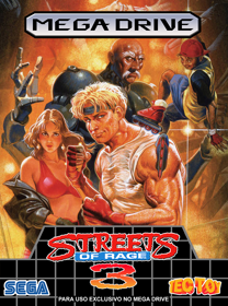 Streets of Rage 3 - Fanart - Box - Front