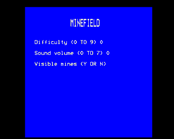 Minefield - Screenshot - Game Select