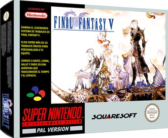Final Fantasy V - Box - 3D