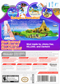 Wii Sports Resort: Storm Island - Box - Back