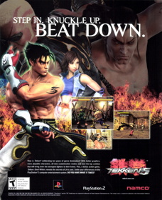 Tekken 5 - Advertisement Flyer - Front