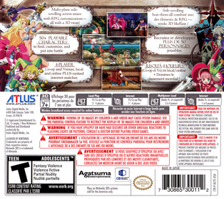 Code of Princess - Box - Back Image