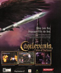 Castlevania: Curse of Darkness - Advertisement Flyer - Front