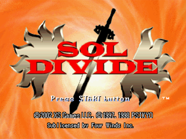 Sol Divide - Screenshot - Game Title Image