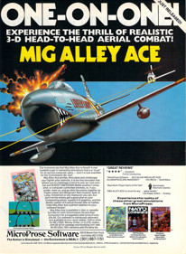 MiG Alley Ace - Advertisement Flyer - Front