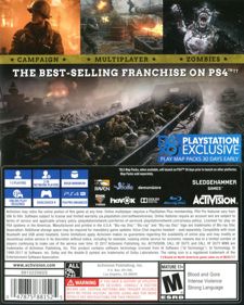 Call of Duty: WWII - Box - Back