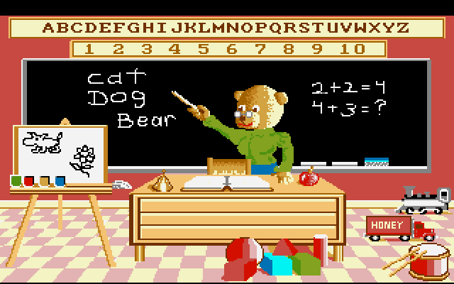 Barney Bear Goes to School