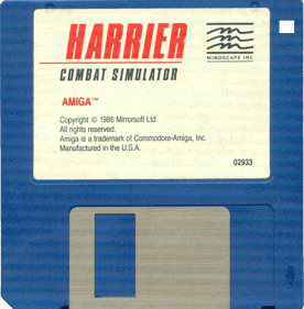 Harrier Combat Simulator - Disc Image