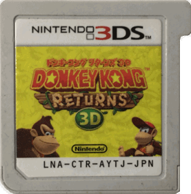 Donkey Kong Country Returns 3D - Cart - Front