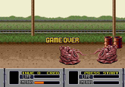 Alien Storm - Screenshot - Game Over