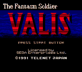 Valis - Screenshot - Game Title