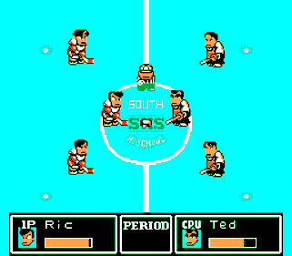 Ike Ike! Nekketsu Hockey Bu: Subette Koronde Dairantō - Screenshot - Gameplay