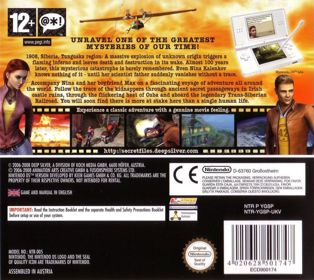 Secret Files: Tunguska - Box - Back