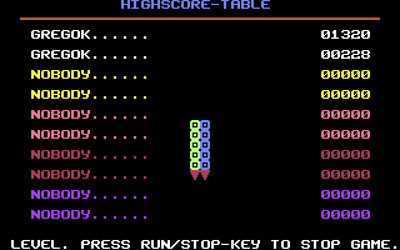 Topsy-Turvy - Screenshot - High Scores