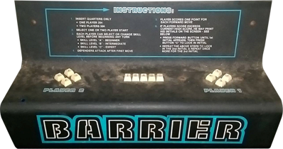 Barrier - Arcade - Control Panel Image