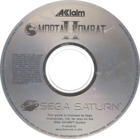 Mortal Kombat II - Disc