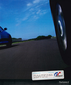 Gran Turismo 3: A-Spec - Advertisement Flyer - Front