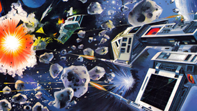 Asteroids Deluxe - Fanart - Background