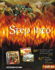 Fire Emblem: The Sacred Stones - Advertisement Flyer - Front
