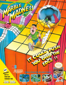 Marble Madness - Advertisement Flyer - Front