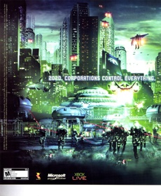 Perfect Dark Zero - Advertisement Flyer - Front