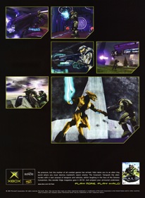 Halo: Combat Evolved - Advertisement Flyer - Front