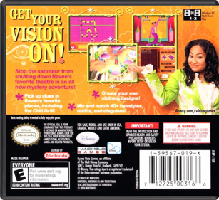 That's So Raven: Psychic on the Scene - Box - Back - Reconstructed