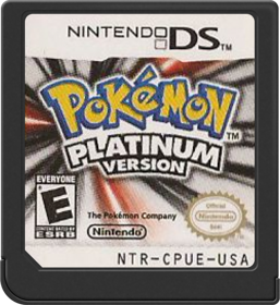 Pokémon Platinum Version - Cart - Front Image