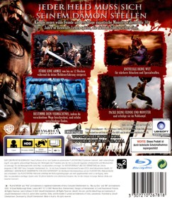 Beowulf: The Game - Box - Back