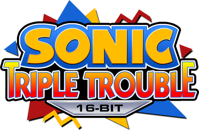 Sonic Triple Trouble 16-Bit - Clear Logo