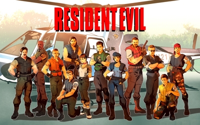 Resident Evil - Fanart - Background