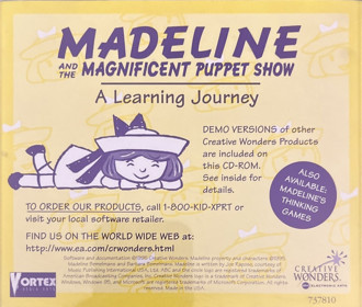 Madeline and the Magnificent Puppet Show - Box - Back