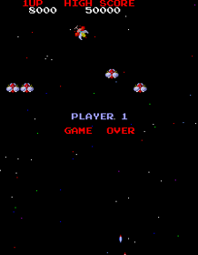 Galaga 3 - Screenshot - Game Over