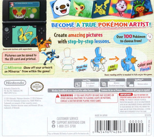 Pokémon Art Academy - Box - Back