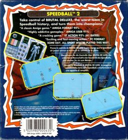 Speedball 2: Brutal Deluxe - Box - Back
