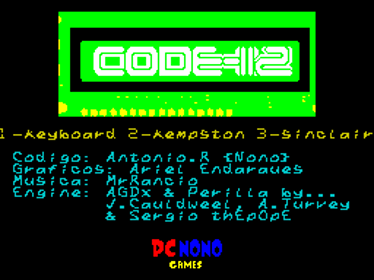CODE-112 - Screenshot - Game Select