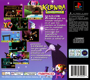 Klonoa: Door to Phantomile - Box - Back